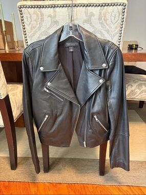 Halogen Genuine Leather Jacket